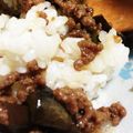 :瑠璃MAMA:'s cooksnap of when they made ナスとひき肉の甘辛丼.
