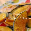 milk＊crown's cooksnap of when they made かぼちゃのきんぴら.