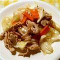 あ～ちゃんさ～ちゃん's cooksnap of when they made 豚肉とキャベツの味噌だれ炒め.