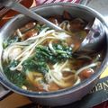 rettsu's cooksnap of when they made お肌すべすべ♥プゴク（山菜＋うどん）.