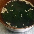 ぶーたーこー's cooksnap of when they made お湯を注ぐだけの簡単わかめスープ.