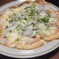 ふぅーちゃん's cooksnap of when they made 餃子の皮★明太しらすピザ.