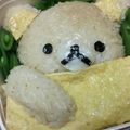 sherry555's cooksnap of when they made リラックマ　キャラ弁　簡単　.
