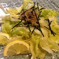犬神おにこ's cooksnap of when they made レタス海苔しらすサラダ.