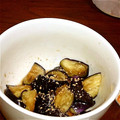 ぶーこちゃん★'s cooksnap of when they made レンチンで簡単★ナスの中華風タレの和え物.
