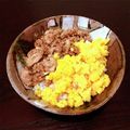りりょ♥'s cooksnap of when they made ふわふわ玉子が美味しい、とりそぼろご飯♪.