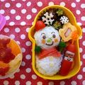 メンタ郎's cooksnap of when they made 簡単！かまぼこで雪の結晶(キャラ弁).