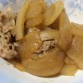 やんぐばあちゃん's cooksnap of when they made 肉と大根のスピード煮.