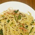 りはるた's cooksnap of when they made ほうれん草とベーコンの和風パスタ.