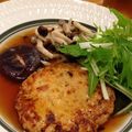 おたく！'s cooksnap of when they made 鶏挽肉と厚揚げのあんかけバーグ。.