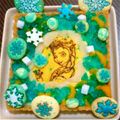 あやとろ's cooksnap of when they made スティッチキャラケーキ♪♪.