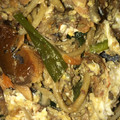 す1222's cooksnap of when they made さば味噌缶◆簡単ふわとろ卵とじ.