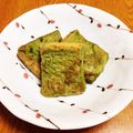 ＊︎もちこ＊'s cooksnap of when they made 抹茶deフレンチトースト〜小豆のせ.