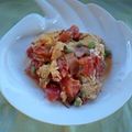 すがみほ's cooksnap of when they made トマト＆ベーコンのタマゴ炒め.