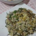 abumix's cooksnap of when they made ひじきチャーハン♪.