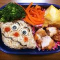 aekh5HLife's cooksnap of when they made カレーパンマン弁当（キャラ弁）.