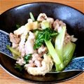 まいりいえみりい's cooksnap of when they made にんにく＆ダシダ☆豚とチンゲン菜のお浸し.