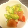 ayaribbon's cooksnap of when they made トマト　アボカド　チーズのバジルサラダ.