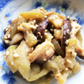 tehutehu2's cooksnap of when they made 胡麻和えの素で～秋茄子と椎茸のごま和え.