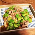 こはこはこは's cooksnap of when they made そら豆と豚薄切り肉のスイチリ炒め❤.