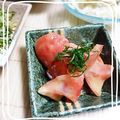 ＴＯＭＯＷＡＴ's cooksnap of when they made トマトゆず味噌和え.
