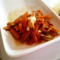 にゃとん's cooksnap of when they made にんじんとまいたけのきんぴら.