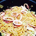 無花果ジャム's cooksnap of when they made シンプルいか焼きそば☆オイスターソース.
