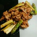 kakebouzu's cooksnap of when they made ☆豚肉とアスパラのケチャマヨソース☆.