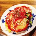 znooti's cooksnap of when they made ちょっとイタリアンなお好み焼き.