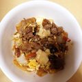 ひまワリ's cooksnap of when they made 怪獣すき焼き.