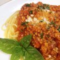 monchan♪♪'s cooksnap of when they made ボロネーゼ（ミートソーススパゲッティ）.