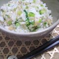 オニオンベーグル's cooksnap of when they made かぶの葉で♪じゃこ菜飯.