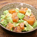 ちべターリー's cooksnap of when they made サーモンとアボカドの柚子胡椒和え.