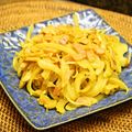 ちべターリー's cooksnap of when they made ベーコンと玉葱のカレー炒め.