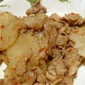 agak's cooksnap of when they made 簡単!!豚肉とジャガイモの甘辛炒め.