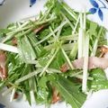 りんりんことり's cooksnap of when they made 水菜とベーコンのシャキシャキサラダ.