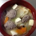 なつぽん♪'s cooksnap of when they made おだしの美味しいいわしのつみれ汁.