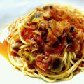 hiro727's cooksnap of when they made トマトとベーコンのスープスパゲッティ.