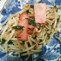ｺﾒﾘｶｰﾅ's cooksnap of when they made もやしとベーコンのバター醤油炒め.