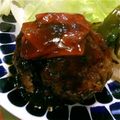 ティナたま's cooksnap of when they made 手作りソースの簡単＆適当ハンバーグ☆.