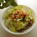 puniＫ's cooksnap of when they made 包丁いらず♪サラダ蕎麦.