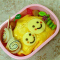 三人の天使ママ☆'s cooksnap of when they made ❀めっちゃ簡単のり弁でスマイル弁❀.