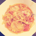 わだこ✴︎'s cooksnap of when they made トマトと玉ねぎのふわふわ玉子スープ.