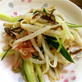 ヨウコ牛's cooksnap of when they made もやしときゅうりの中華風サラダ.