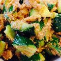 zyagagori's cooksnap of when they made きゅうりのわさび味噌和え.