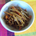 ohmagari's cooksnap of when they made きんぴらごぼう.