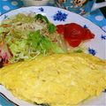 みゆwaco 's cooksnap of when they made レタスと一緒にツナオムレツ.