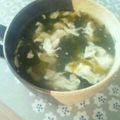 70cafe's cooksnap of when they made ☆簡単にサッと作れる☆卵わかめスープ☆.