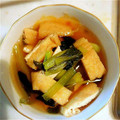 ＊アベリ＊'s cooksnap of when they made 冷んやり♪小松菜とあげの煮物♡.