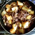 ぱむたん☆'s cooksnap of when they made ガッツリ‼︎ 牛肉とポテトの煮付け.